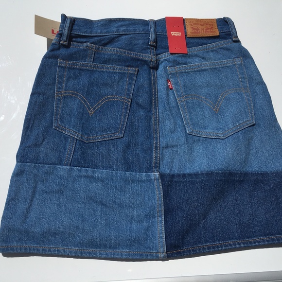 Levis The Every Day Pacific Indigo Denim Skirt - Picture 5 of 5